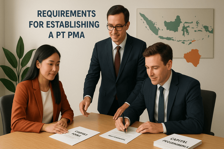 Requirements for Establishing a PT PMA