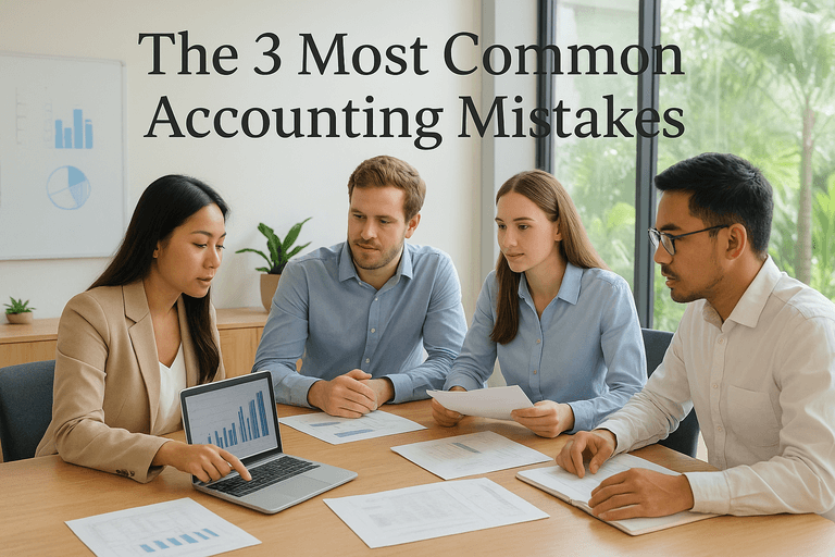 The 3 Most Common Accounting Mistakes